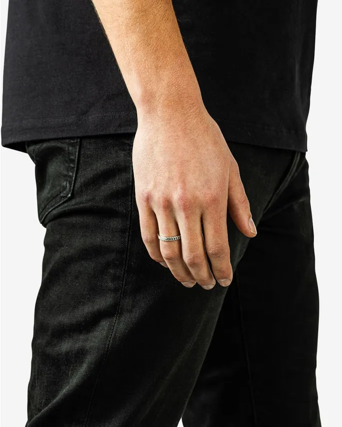 Buddha To Buddha Esther Mini Dual Ring Zilver